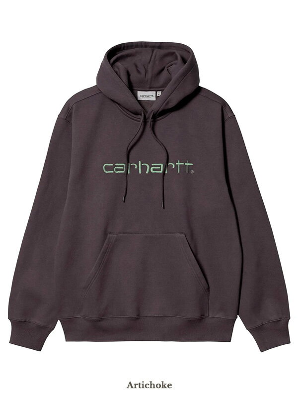 【国内正規販売店】Carhartt WIP カーハート パーカー レディース メンズ 大きめ 秋 冬 ブランド おしゃれ かわいい シンプル  大きいサイズ HOODED CARHARTT SWEATSHIRT プルパーカー スウェット 裏起毛 ロゴ刺繍 ワークインプログレス ワンポイント  ロゴ ペア