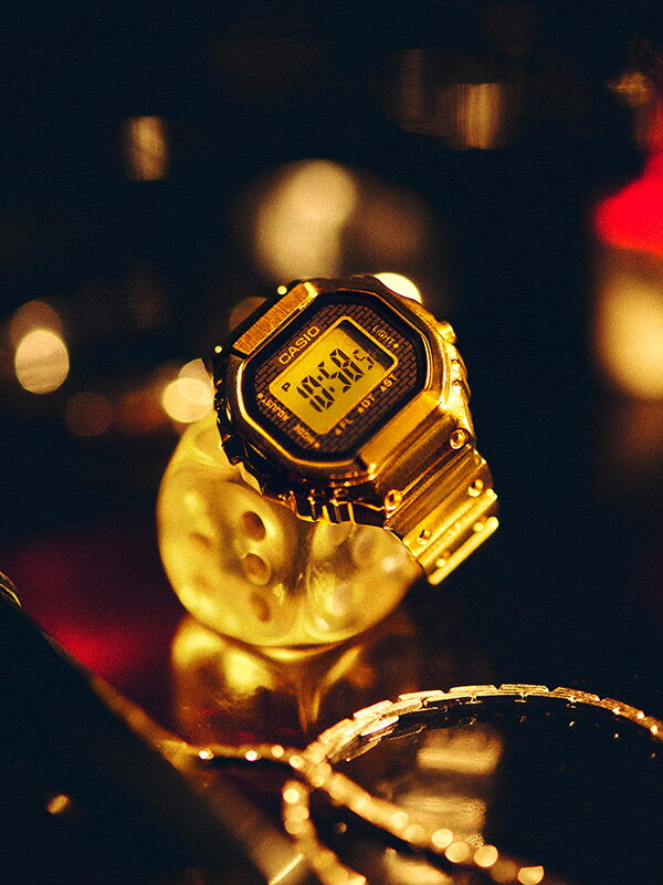 CASIO カシオ ウオッチ RING WATCH デジタル 防水 ゴールド 金 リング