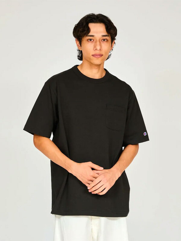 Amazon | [チャンピオン] Tシャツ 半袖 T1011 ヘビーウェイト