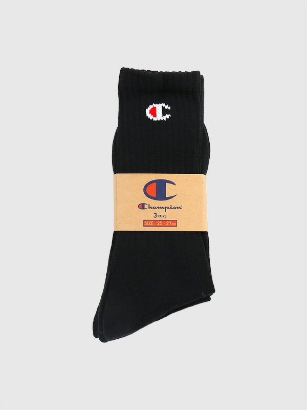 CHAMPION チャンピオン フルレングス ソックス メンズ レディース 3足