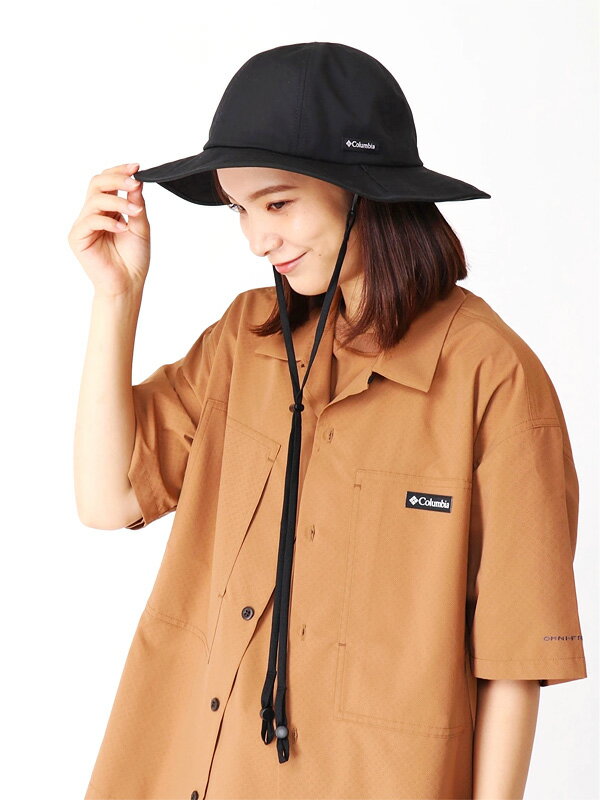 Columbia コロンビア 帽子 ハット レディース メンズ ユニセックス ブランド バケットハット バケハ たけだバーベキュー 撥水 撥油 バケハ Logan Pines Sun Shade Booney ローガンパインズサンシェードブーニー キャンプ バーベキュー PU5521