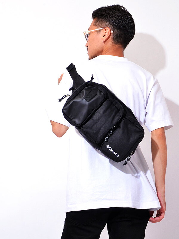 Columbia ショルダーバッグ PU8244 ブラック Columbia コロンビア バッグ ショルダーバッグ メンズ レディース 斜め