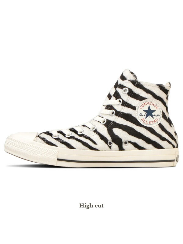 CONVERSE ALL STAR コンバース スニーカー ハイカット ローカット ゼブラファー メンズ レディース ALL STAR ZEBRAFUR HI OX おしゃれ かわいい 白 黒 カジュアル ストリート スケーター シューズ 靴 31310370 31310380