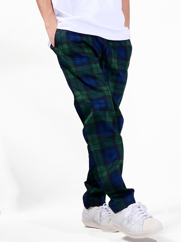 Cookman クックマン シェフパンツ Chef Pants メンズ レディース ユニセックス 男女兼用 おしゃれ かわいい 大きいサイズ Chef Pants Black Watch Check ブラックウォッチ チェック タータンチェック トラッド イージーパンツ ワークパンツ コックマン 231 032