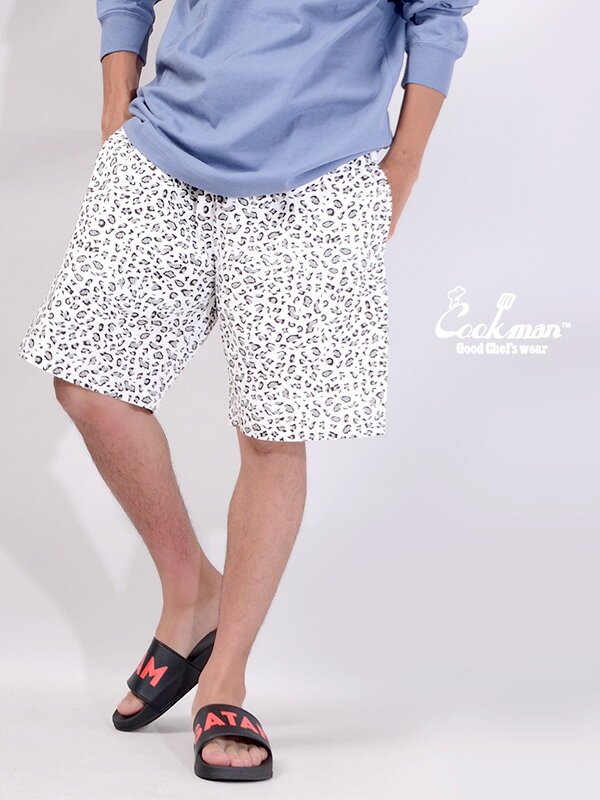 【ネコポス送料無料】COOKMAN クックマン シェフパンツ ショートパンツ chef pants  ...
