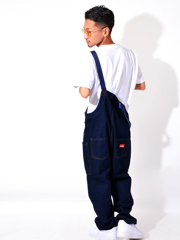 COOKMAN クックマン オーバーオール メンズ レディース 大きいサイズ おしゃれ かわいい ゆったり ユニセックス Fisherman's Bib Overall Denim Navy フィッシャーマンズ ビブ オーバーオール デニム コックマン 231-03849 父の日 ギフト プレゼント