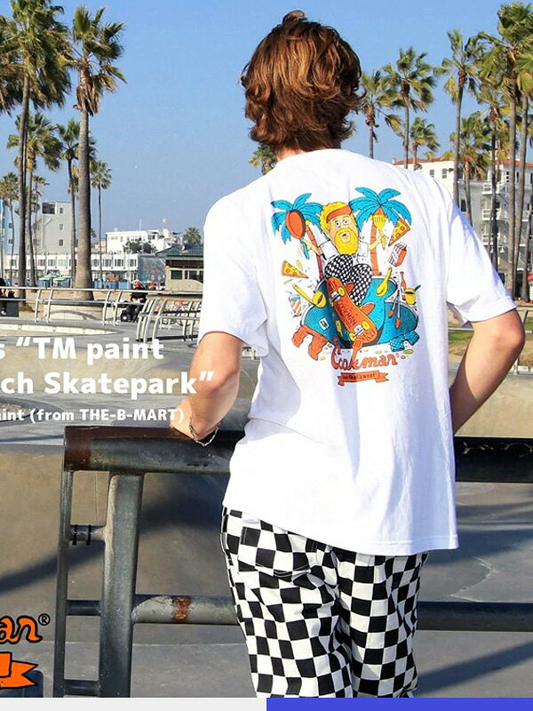 トップス, Tシャツ・カットソー COOKMAN T 100 TM Paint Venice Beach Skatepark 231-21062 