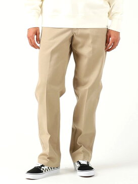 【20%OFFセール/SALE】Dickies ディッキーズ パンツ メンズ レディース ユニセックス FLAT FRONT WORK PANT ワークパンツ チノパン ベージュ パンツ TCツイル ローライズ ディッキ ワークウェア ストリート DK000004 874 WD874 父の日 ギフト プレゼント ラッピング