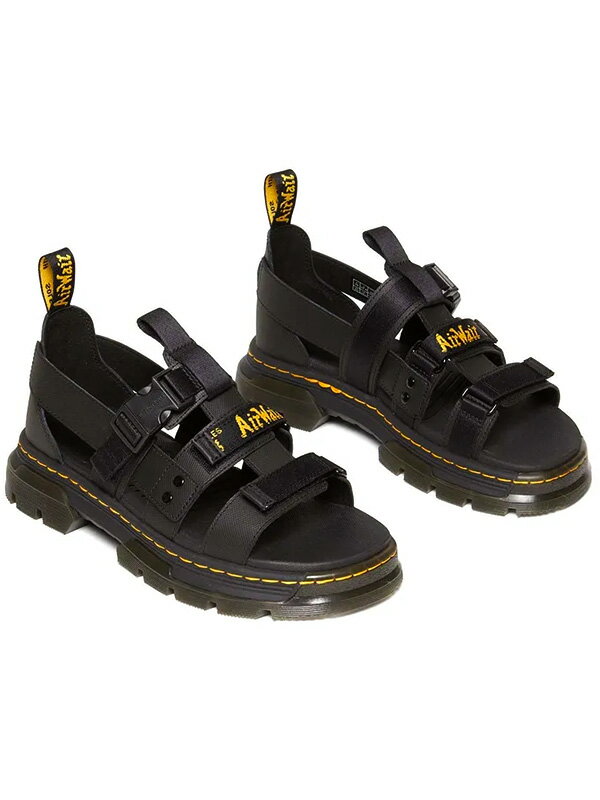 ドンDr. Martens ブラック サンダル バウンシングソール 日本正規品】Dr.Martens ドクターマーチン サンダル メンズ