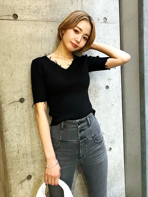 EMODA エモダ デニム ハイウエスト スリム スキニー 細い スキニーパンツ スリムパンツ ストレッチ おしゃれ かわいい ELDER FIX H/W DENIM 美脚 脚長 定番 細見え レギンス レギパン ハイウエストパギンス NUDEデニムシリーズ 042212470401