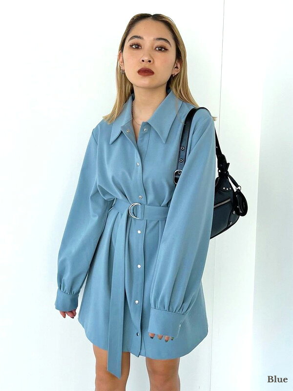 EMODA 2WAY マキシシャツ 新品 EMODA 2WAYロングシャツ ミックス -ファッション通販 FASHION WALKER