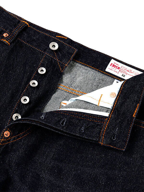 EVISU エヴィス ジーンズ デニムショーツ カモメ プリント ボタン