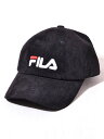 FILA フィラ キャップ レディース メンズ ユニセックス ブランド おしゃれ かわいい グレー ベージュ 帽子 キャップ FAKE SUEDE LOW CAP フェイクスエード ロー キャップ 6パネル ロゴ 刺繍 リンクコーデ FILA-CAP-S 197-113703 母の日 ギフト プレゼント