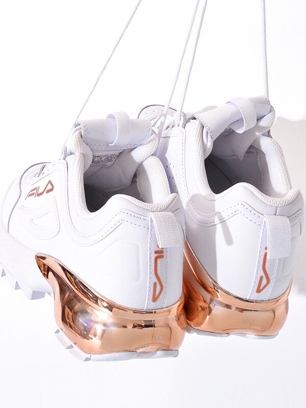 FILA フィラ スニーカー 厚底 レディース 白 ダッドシューズ ダッド
