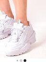 FILA フィラ スニーカー 厚底 レディース ダッド ダッドシューズ ディスラプターII EXP クリスタル ラインストーン DISRUPTOR II EXP CRYSTALS ダッドスニーカー 厚底スニーカー 靴 通学 通勤 ランニング シューズ WFW22073-101 WFW22053-001 母の日 ギフト プレゼント