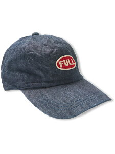 FULLCOUNT フルカウント キャップ メンズ レディース アメカジ 帽子 日本製 ブランド デニム FULL Emblem Denim B.B.Cap ベースボールキャップ ジンバブエコットン ワッペン FULL ツバ長 浅め 1950年代 経年変化 国産デニム 6770 母の日 ギフト プレゼント