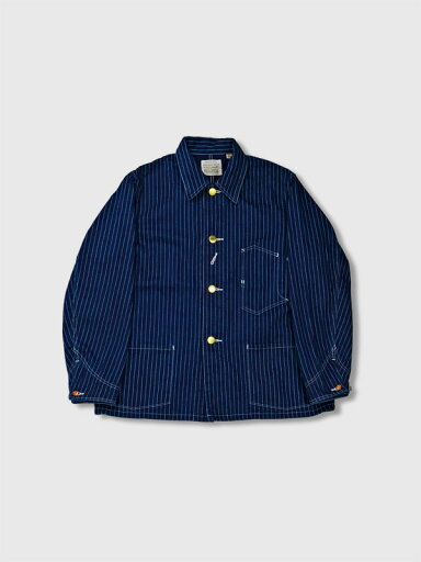 FULLCOUNT フルカウント カバーオール メンズ レディース 春 Early 1900s Wabash Chore Jacket ウォバッシュ ストライプ ドット レイルローダー 変形ボタン チェンジボタン おしゃれ かっこいい かわいい ブランド 綿 100% インディゴ染 2015-13 母の日 ギフト プレゼント FULLCOUNT フルカウント カバーオール メンズ レディース 春 Early 1900s Wabash Chore Jacket ウォバッシュ ストライプ ドット レイルローダー 変形ボタン チェンジボタン おしゃれ かっこいい かわいい ブランド 綿 100% インディゴ染 2015-13 母の日 ギフト プレゼント