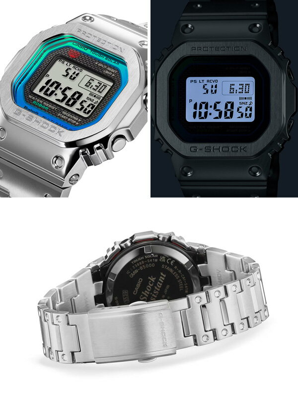 G-SHOCK Gショック 時計 腕時計 タフソーラ― メンズ レディース おしゃれ シンプル カシオ 防水 FULL METAL 2100 5000 SERIES フルメタル デジタル アナデジ ソーラー充電システム CASIO WATCHES 対応 フルメタル カジュアル スーツ