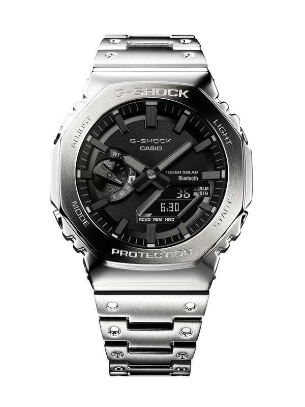 G-SHOCK Gショック 時計 腕時計 メンズ レディース おしゃれ シンプル カシオ 防水 FULL METAL 2100 SERIES デジタル タフソーラー ソーラー充電システム CASIO WATCHES 対応 フルメタル フルメタ シルバー フォーマル スーツ GM-B2100D-1AJF 父の日 ギフト プレゼント