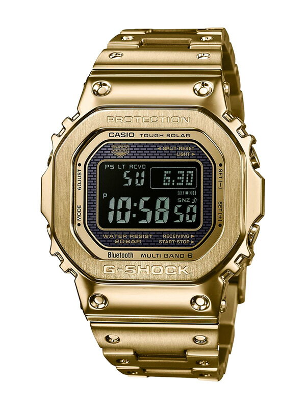 G-SHOCK Gショック 時計 腕時計 メンズ レディース おしゃれ シンプル カシオ 防水 FULL METAL GMW-B5000 SERIES デジタル タフソーラー ソーラー充電システム キムタク着用 カジュアル フォーマル スーツ ジム GMW-B5000GD-9JF 父の日 ギフト プレゼント