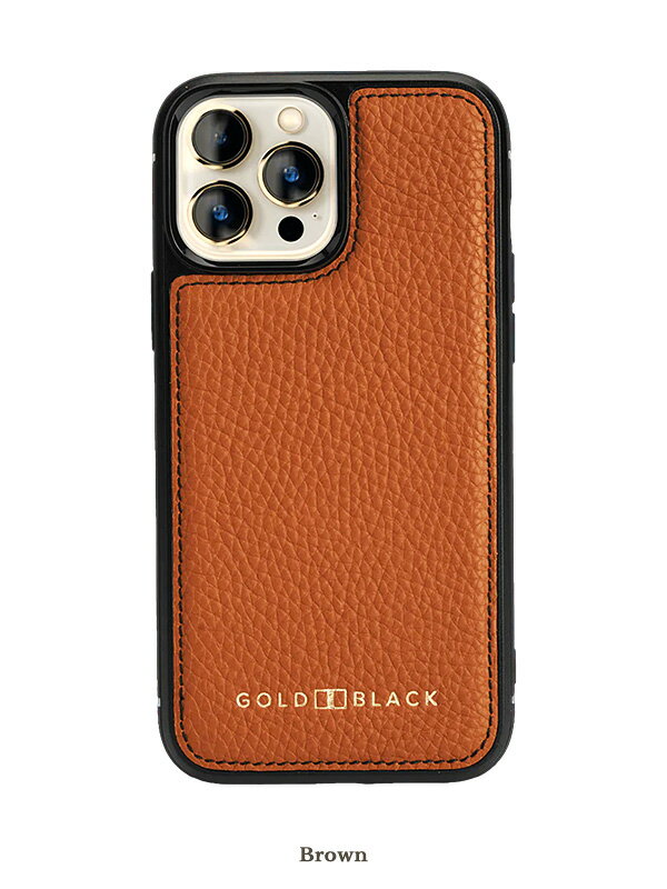 GOLDBLACK ゴールドブラック iPhone 13 13PRO 13PROMAX 12 12PRO 12PROMAX ケース メンズ レディース 大人 おしゃれ シンプル かわいい 本革 本皮 カーフスキン スマホケース カバー かっこいい スーツ 社会人 携帯ケース 携帯カバー PHO-GOLDBLACK-1 iPhoneケース iPhone12PRO MAX カッコイイ オレンジ レザー