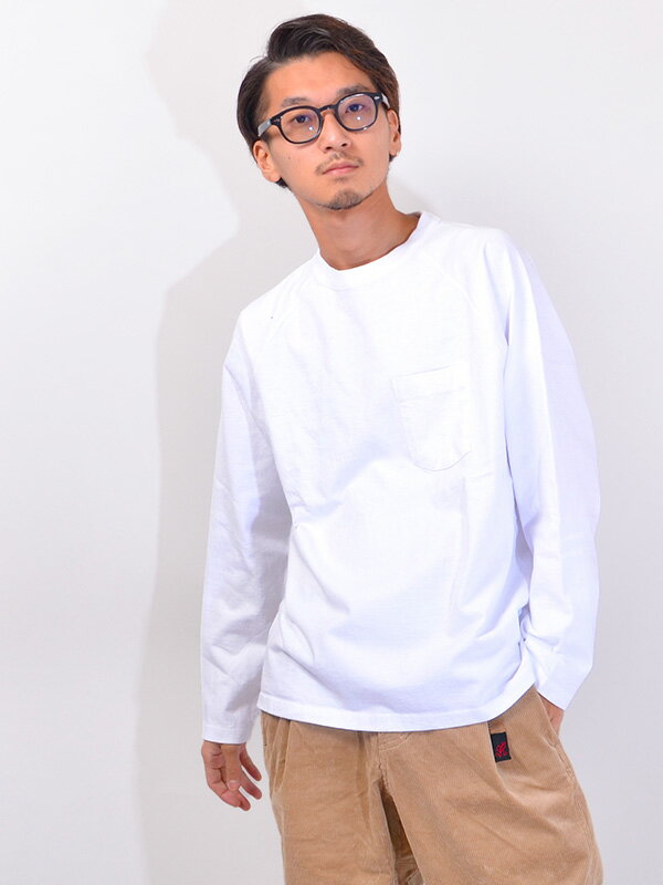 Good On グッドオン ポケット Tシャツ 長袖 レディース メンズ ユニ