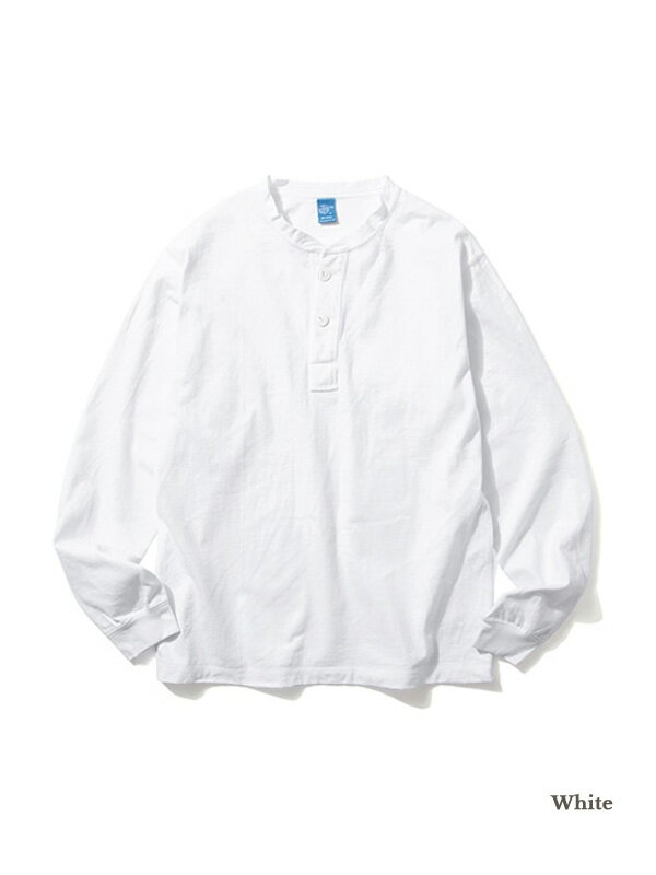 Good On グッドオン ヘンリーネック 長袖 Tシャツ レディース メンズ