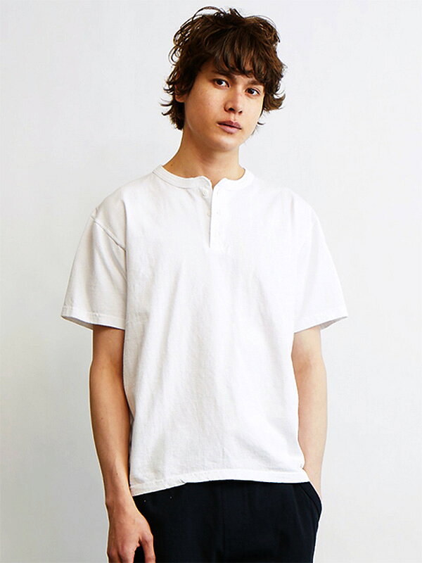 Good On グッドオン ヘンリーネック Tシャツ 半袖 レディース メンズ