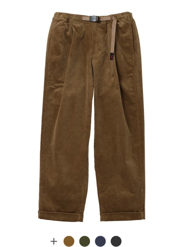 GRAMICCI グラミチ パンツ コーデュロイ パンツ ルーズテーパード メンズ レディース ユニセックス ブランド STRETCH CORDUROY TUCK TAPARED PANT ストレッチコーデュロイタックテーパードパンツ 日本限定商品 テーパード タック GMP3-FJP01 父の日 ギフト プレゼント