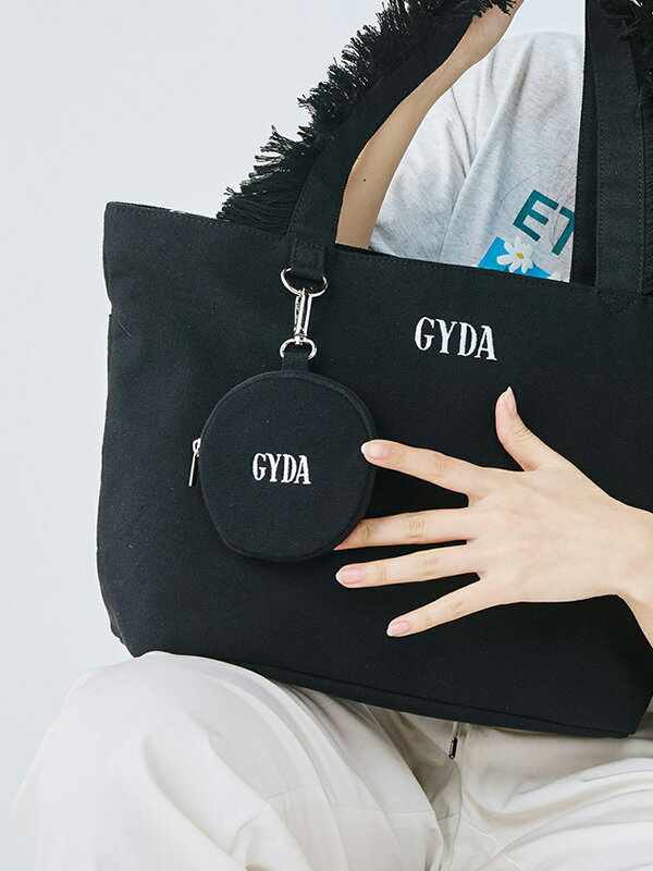 GYDA ジェイダ フリンジ トート バッグ ミニポーチ付き A4対応