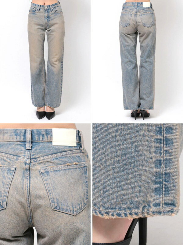 GYDA ジェイダ デニム ハイウエスト ASID WASH ワイド デニム GYDA ジェイダ デニム ハイウエスト ASID WASH ワイド デニム
