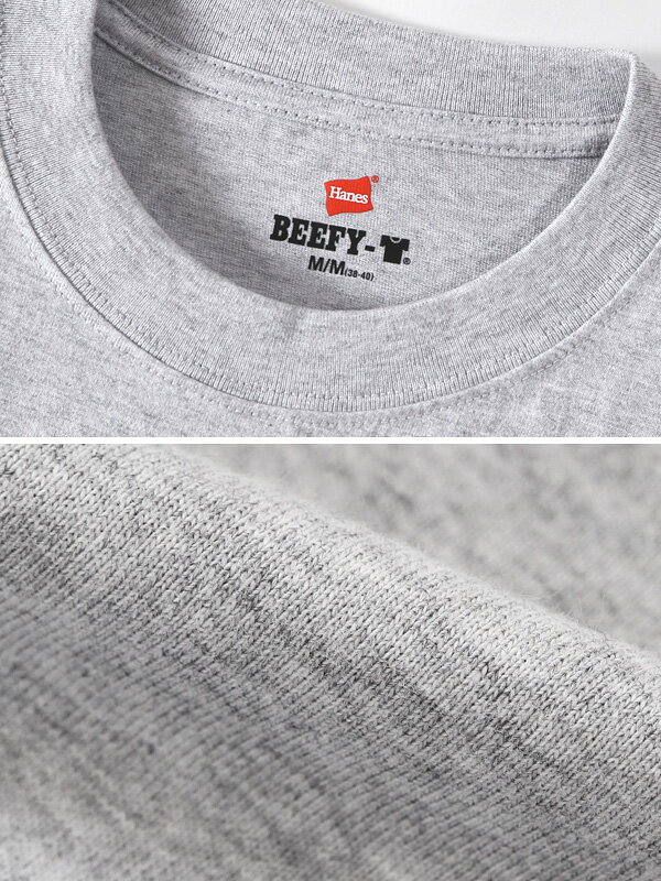 Hanes BEEFY ヘインズ ビーフィー Tシャツ メンズ レディース 半袖 黒