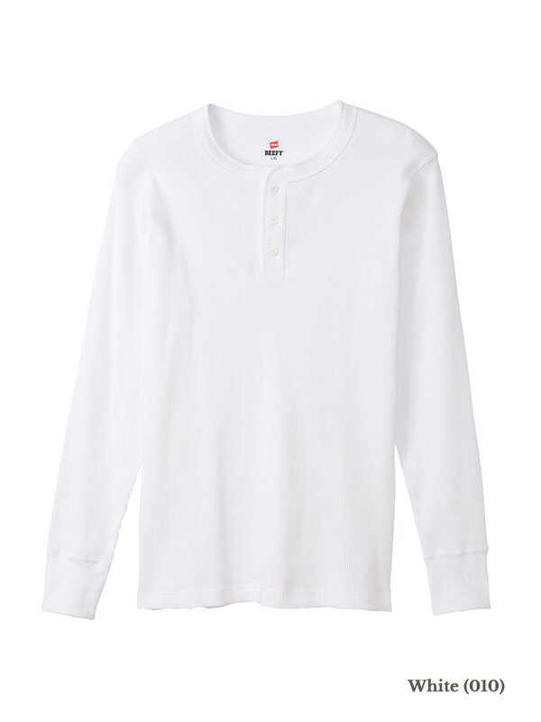 Hanes BEEFY ヘインズ Tシャツ 長袖 ビーフィー ロンT ワッフル
