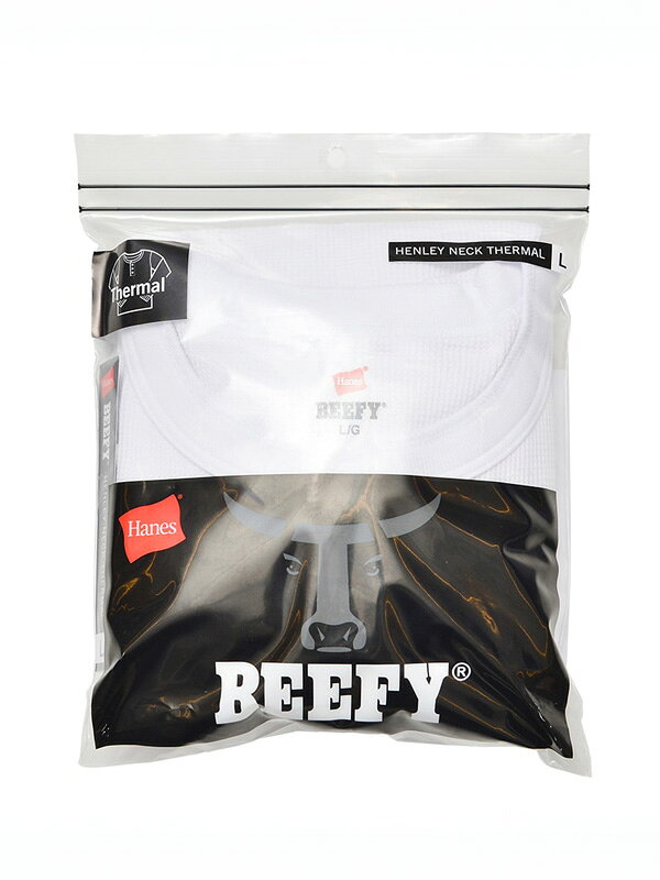 Hanes BEEFY ヘインズ Tシャツ 長袖 ビーフィー ロンT ワッフル