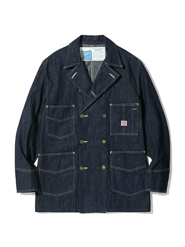 HEADLIGHT カバーオール デニム ダブル ブレスト コート チェンジ