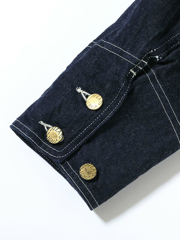 HEADLIGHT カバーオール デニム ダブル ブレスト コート チェンジ