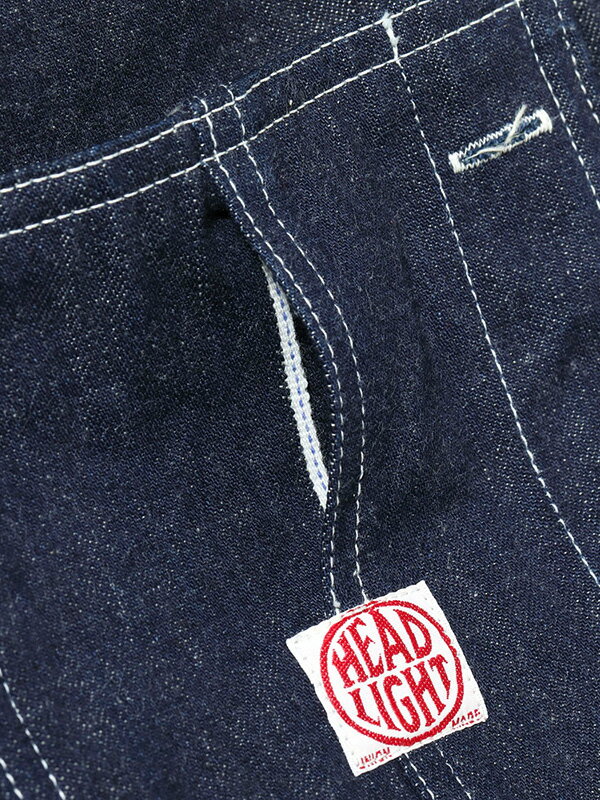 HEADLIGHT カバーオール デニム ダブル ブレスト コート チェンジ