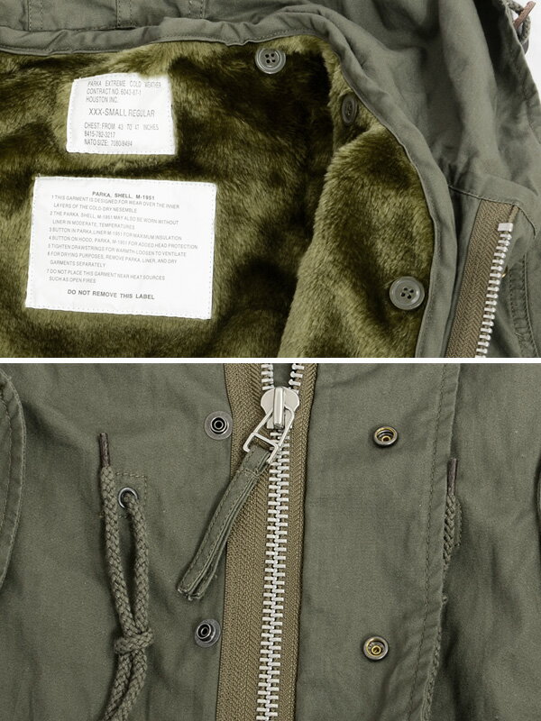 HOUSTON ヒューストン ジャケット M-51 M51 モッズコート メンズ HOUSTON ヒューストン ジャケット M-51 M51 モッズコート メンズ