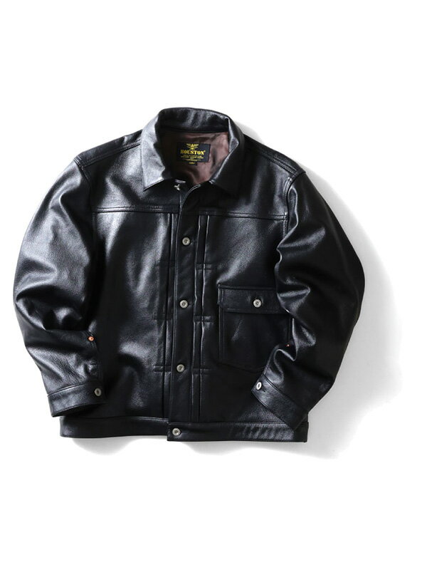 HOUSTON ヒューストン ジャケット レザー トラックジャケット HOUSTON ヒューストン ジャケット レザー トラックジャケット