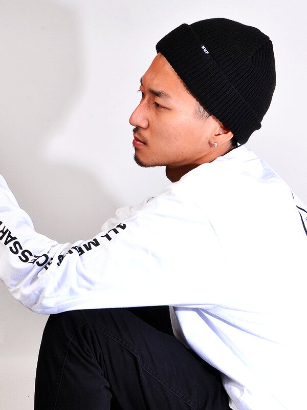 Beanie bn00134 Usual beanie ハフ ニット 帽 ネコポス便送料無料 HUF