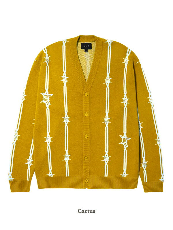 HUF ハフ カーディガン レディース メンズ 春 夏 黒 おしゃれ HUF ハフ カーディガン レディース メンズ 春 夏 黒 おしゃれ