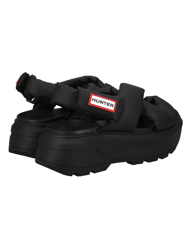 HUNTER ハンター サンダル 厚底 きれいめ ユニセックス シティ リベル パフド クロスオーバー サンダル パフ素材 UFD3116NYL Unisex City Liber Puffed Crossover Sandals HUNTER ハンター サンダル 厚底 きれいめ ユニセックス シティ リベル