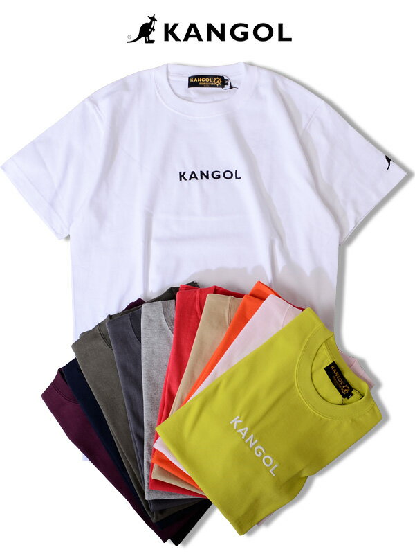 KANGOL カンゴール Tシャツ メンズ レディース ユニセックス 半袖 ブランド 大きいサイズ ビッグシルエット スポーツ 綿100% おしゃれ 白 黒 ベージュ ピンク オレンジ ペールトーンカラー ネオンカラー ストリート ARKG-902 新生活 ギフト プレゼント ラッピング