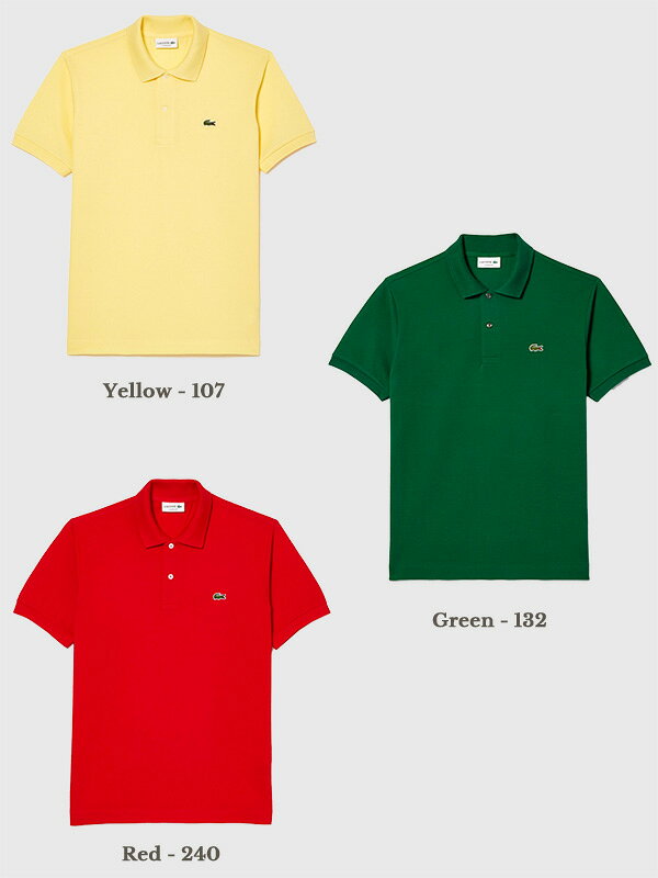 LACOSTE ラコステ ポロシャツ L1212 日本製 メンズ レディース