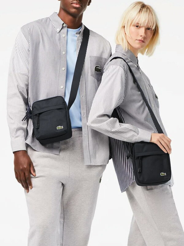 LACOSTE ラコステ バッグ レディース メンズ ユニセックス 大人 かわいい おしゃれ ショルダーバッグ 肩掛け 斜め掛け ミニショルダー ブランド スマホ ネオクロコ バーチカルジップカメラバッグ ワニ ワンポイント ワニロゴ NH4102