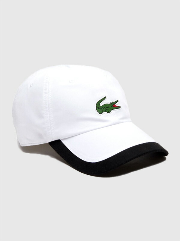 ラコステ 帽子 レディース LACOSTE ラコステ 帽子 キャップ メンズ ユニセックス 大人 かわいい おしゃれ バイカラーバイザークロックキャップ 6パネルキャップ オーセンティックスタイル ワニロゴパッチ ワニ テニス ゴルフ ブラック ホワイト ネイビー RK5398-99 父の日 ギフト プレゼント