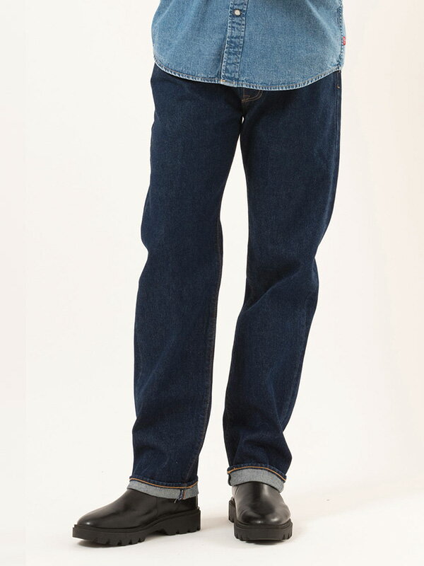 LEVIS リーバイス 501 赤耳 ORIGINAL L32 リンス インディゴ ブラック