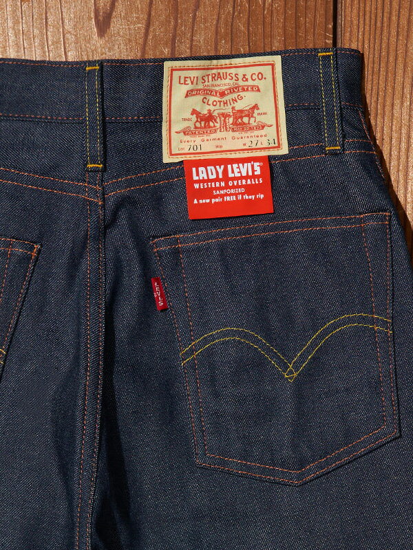 Levis Vintage Clothing 701 1950'S リジット セルビッチ ジーンズ