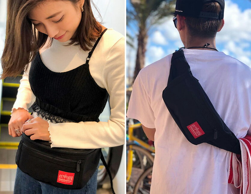 Manhattan Portage マンハッタンポーテージ ショルダーバック バッグ ウエストバッグ ミニショルダー ミニバッグ 斜め掛け メンズ レディース ユニセックス Alleycat Waist Bag コーデュラ素材 正規品 通勤 通学 MP1101 ハロウィン ギフト プレゼント