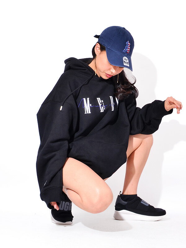 MEDM プルオーバー パーカー フーディ ロゴ ウォシュッド レトロ MEDM Mr Enjoy Da Money ミスター エンジョイ ダ マネー